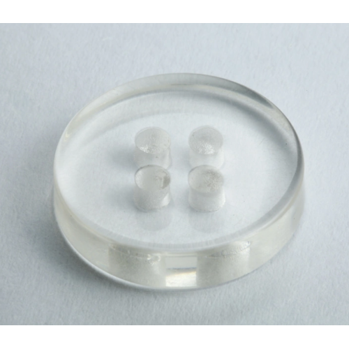 Chemical Resistant Clear Resin Buttons